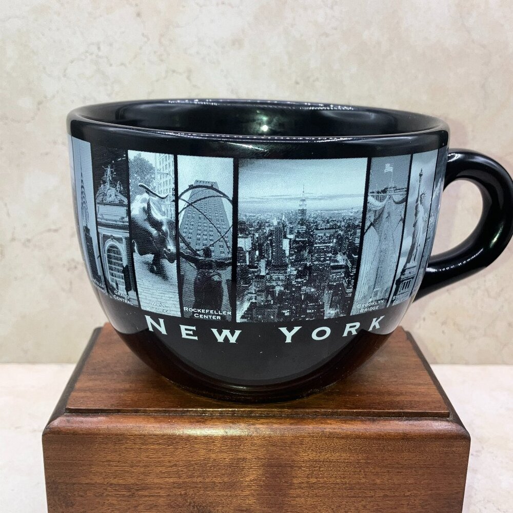 City Merchandise New York Landmarks Large Soup / Coffee/ Latte Mug